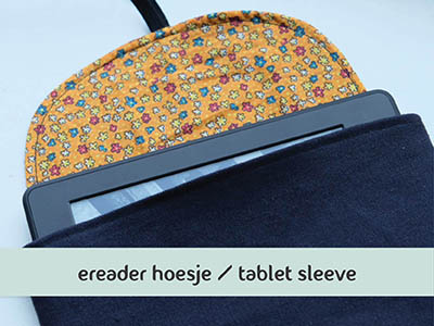 Makkelijke naaitutorial: ereaderhoes of tabletsleeve naaien